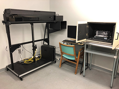 Figure 1- Catwalk and Med Associates Startle box